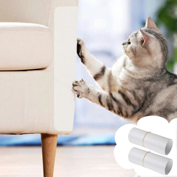Anti-kattklös soffa | Katttränings tejp hörnskydd för soffa | Transparent