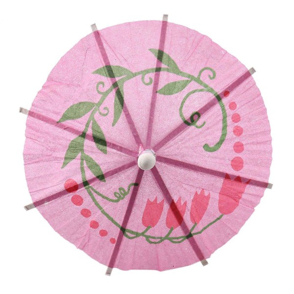 288kpl Värillinen kukkapaperi Pieni sateenvarjokyltti Hedelmäkyltti Cocktailkyltti Baaritarvikkeet Hedelmälautanen Dri
