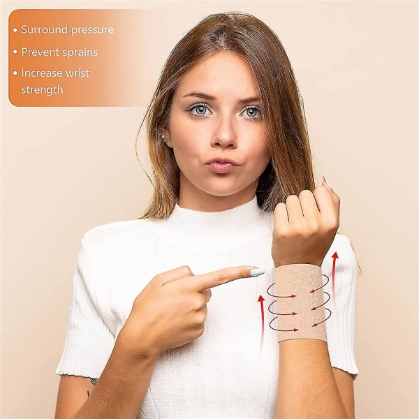Handledsstöd Kompression Sports Brace Elastiskt armband Skin M 63bf | Skin  | M | Fyndiq
