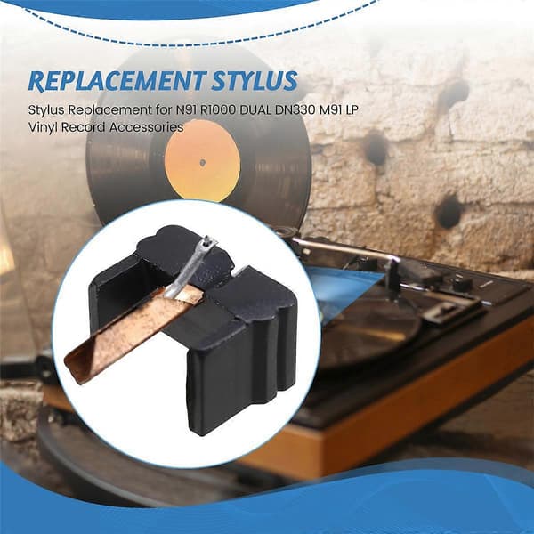 Stylus Erstatning for N91 R1000 DUAL DN330 M91 LP Vinyl Plate Tilbehør