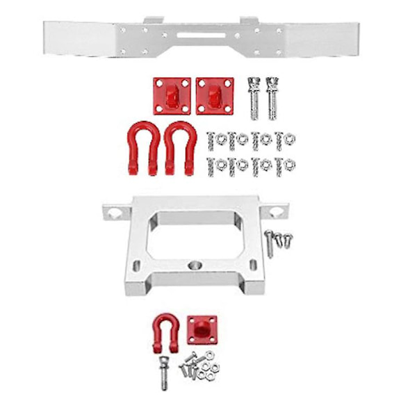 RC-bil & Lastbil Uppgraderingsdelar Metall Fram- & Bakre Stötfångare För B14 B16 Q60 Q61 1/16 RC Trail Crawler Upp