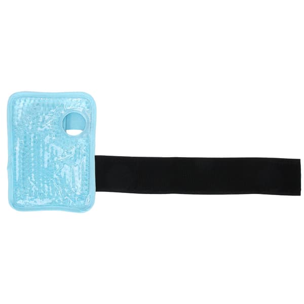 Genanvendelig håndleds ispose wrap med varm og kold terapi gel til smertelindring ved skader og gigt - Blå