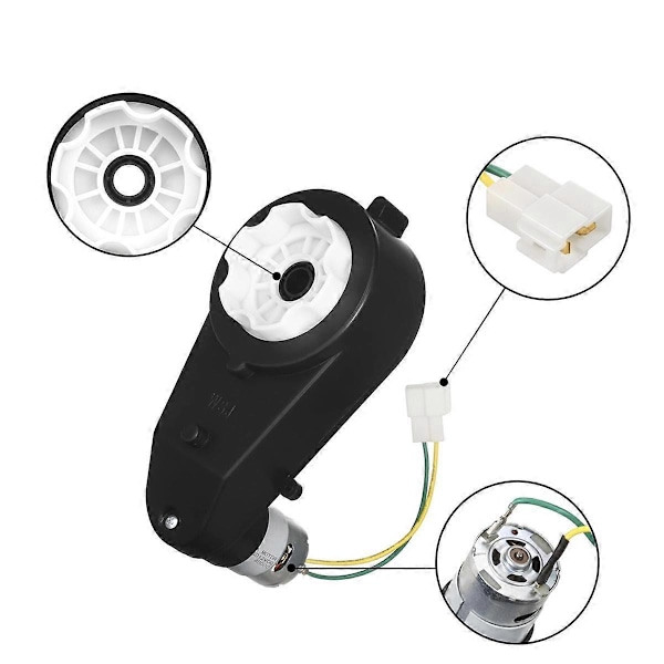 24V Barnebil Gearkasse 30000RPM Motor 2 stk Elektrisk Motor Gearkasse Motorsykler Høy Hastighet RS555 Drivmotor