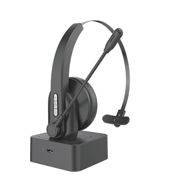 Stereo PC-headset 3,5 mm-anslutning In-line-kontroll för PC-surfplattor Bluetooth
