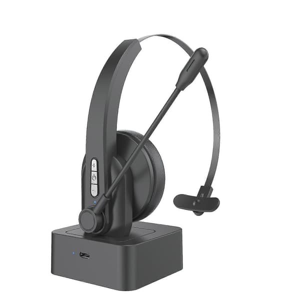 Stereo PC-headset 3,5 mm tilkobling In-line kontroll for PC-nettbrett Bluetooth