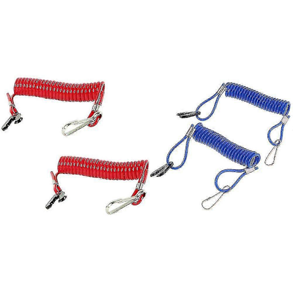 2 st Båtmotor Nödsläckare Lanyard Säkerhetslina För Yamaha Nödsläckare Nyckel Rep Verktyg