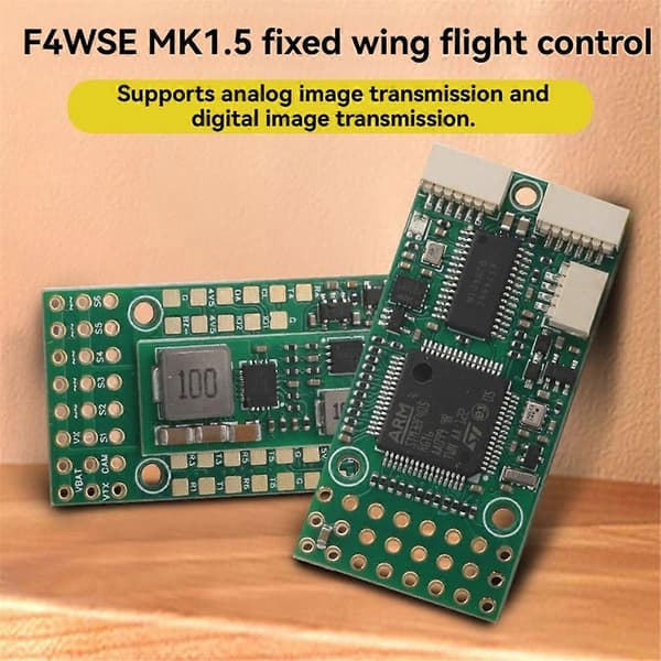F4WSE MK1.5 Flight Controller Fastvinge FC 2-6S Stöd Analog/Digital VTX /INAV Firmware för RC FPV Flygplan