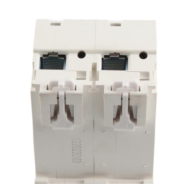 AC400V Mini Interlock Afbryder Dobbelt Strøm Manuel Overførselskontakt DIN Skinne Montering 1P+1P 10KA