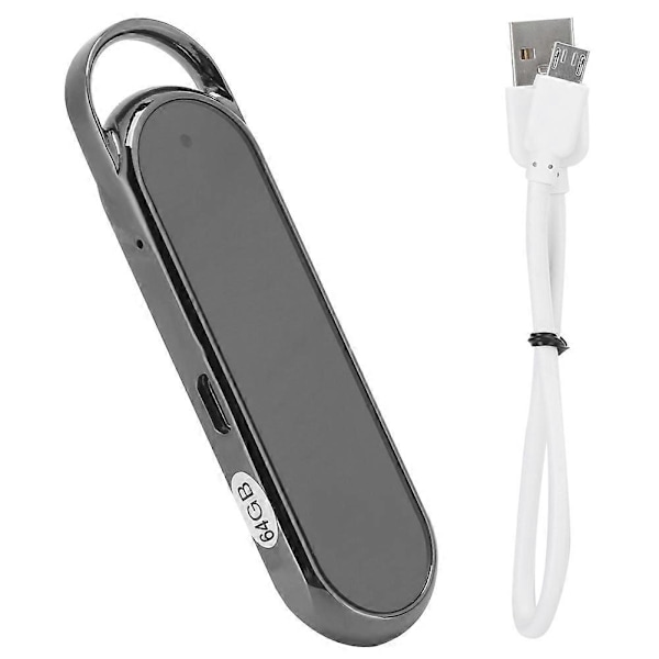 Riipus Monitoiminen Laajakulmatallennuskynä Teräväpiirto Pitkä Valmiustila Videokamera (64GB)
