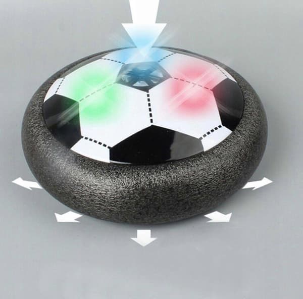 Air Power Fodbold med LED-belysning Hover Ball til indendørs fodbold