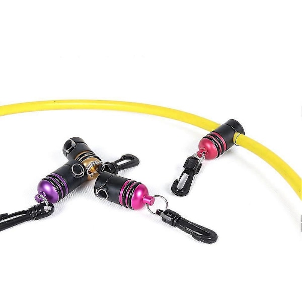 Slangeholder for dykkerregulator, andretrinns octopus-holder, klips, magnetisk, justerbar slange og holder