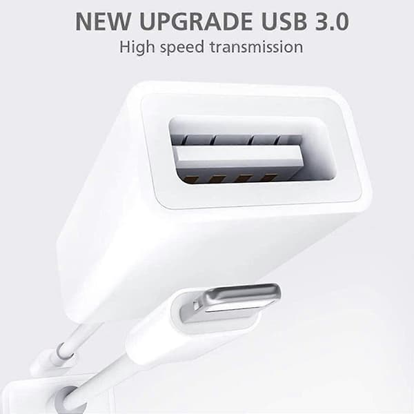 Kameraan USB Naaras OTG -liitäntäkaapelisovitin Apple iPhone- tai Android-laitteille