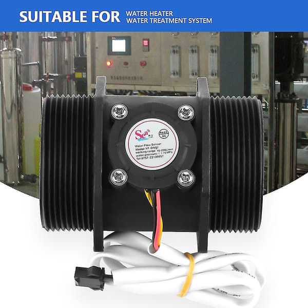 Varmtvannsbereder Flow Meter - DN50 G2\" Turbinfløymåler med Hall Sensor Bryter