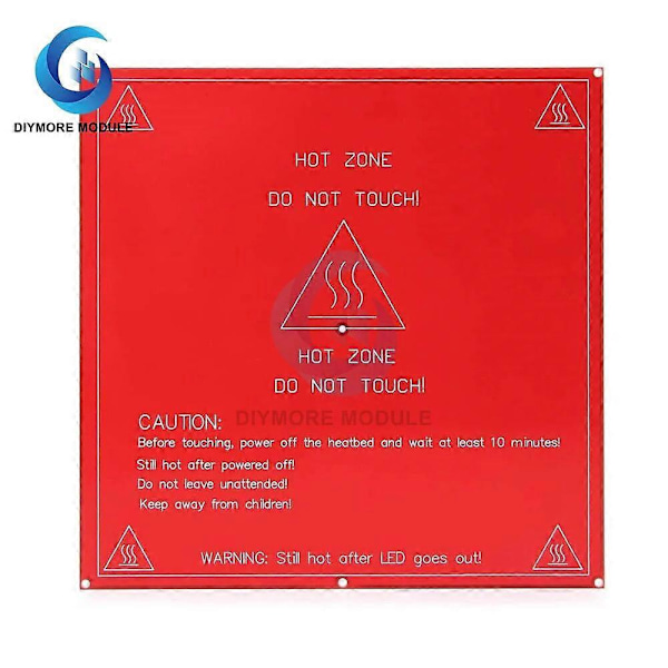 MK2B Opvarmet Plade 3D Printer Del DIY Kit Varmeplade Bed PCB 214*214*1.6MM Opgraderet Til 3D Printer RepRap