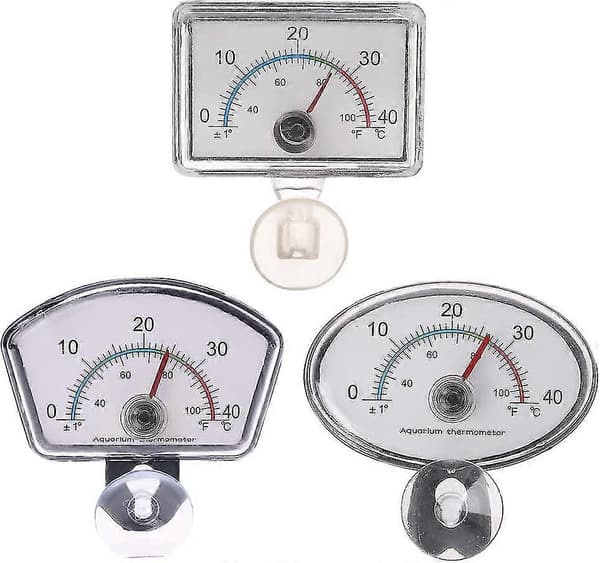 Akvarietermometer Pointer Fisketank Temperaturmåler Sugekop Undervandsmodel