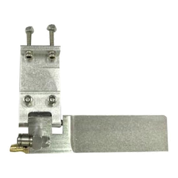 RC Båt Aluminiumlegering Märke 75mm Metall Sugvattenroder för Fjärrkontroll RC Båtar Silver