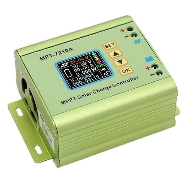 MPT-7210A MPPT Solarladdningsregulator 24V/36V/48V/60V/72V Solpanel Batteriladdare Boo