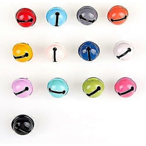 Pieces Värikkäät Metallikellot Silmukalliset Askartelukellot 22mm Halkaisija Joulukoristeaskartelut Lemmikkikellot (30kpl)