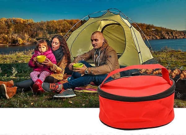 Rustfrit stål bestiksæt foldbar isoleret skål
