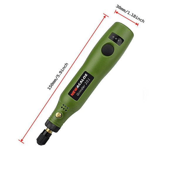 10w Hobby Craft Mini Drill Grinder Verktøysett Modellering Polering Drilling - Grå