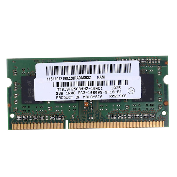 Ddr3 2gb Laptop Hukommelse Ram 1rx8 Pc3-10600s 1333mhz 204pin 1.5v Højtydende Notebook Ram