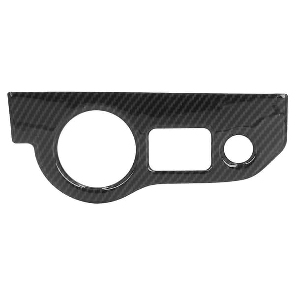 Carbon Fiber Style Headlight Switch Button Panel Trim Erstatning til Dodge Charger 2011?2021