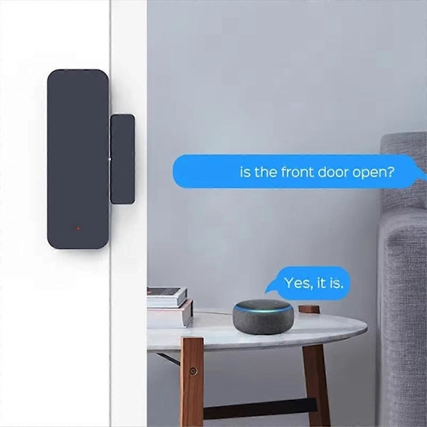 Tuya Wifi Dörrsensor Fönster Inbrottsskydd Magnetisk Sensor Larm Smart Life för APP Fjärrkontroll