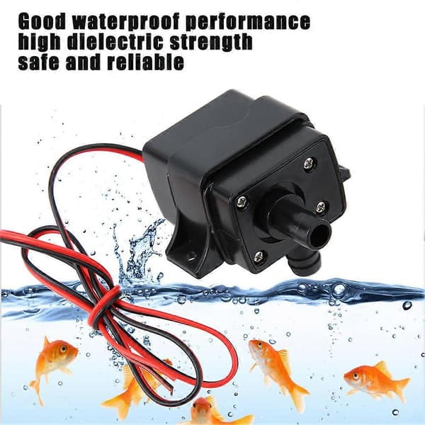 Mini Vattentät Borstlös Supertyst Akvarium Fisk Tank Vattenpump Dränkbar Pump