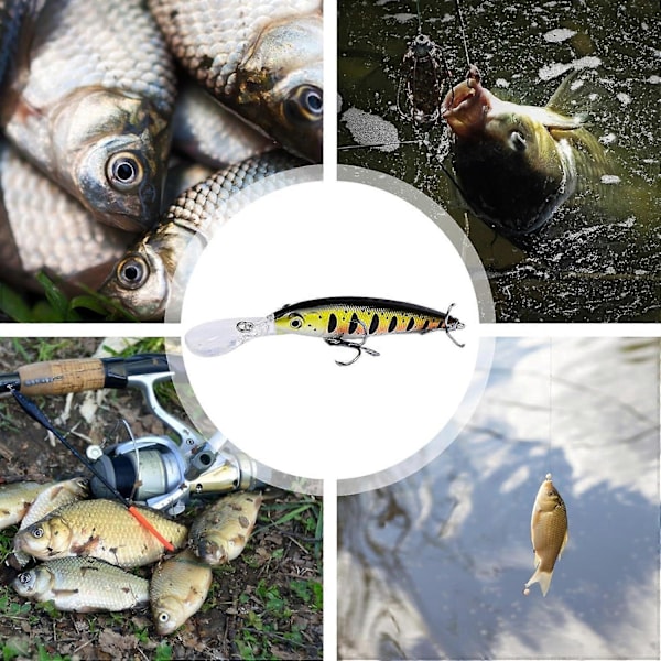 Fiskelokker Hårdt Agn, Fiskeudstyr 12,5 cm, Fiskelokke Agn
