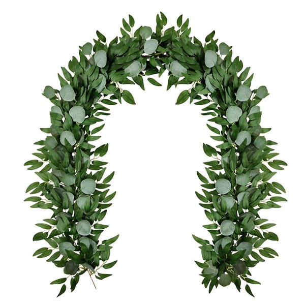 Artificial Eucalyptus And Willow Vines Faux Garland Ivy For Wedding Backdrop Arch Wall Decor Table