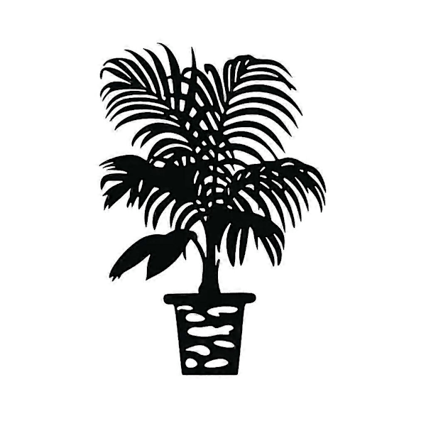 Metal Skærestencils Pottet Blad Scrapbooking Stencil Udskæringer Kort Prægning Diy Banmo