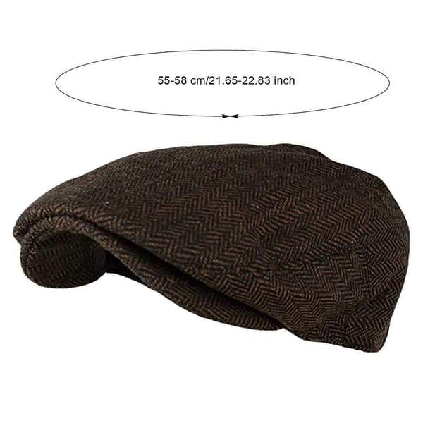 Mænd Kvinder Blødternede Retro Hatte Afslappet Åndbar Vinter Varm Komfort Beret