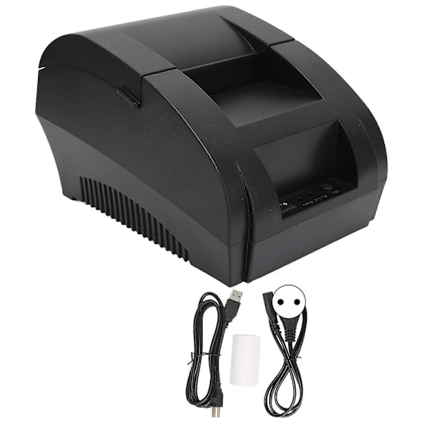 Labelprinter 90mm/s Hurtig Udskrivningshastighed Høj Opløsning Pladsbesparende Design Termisk Printer 100V til 240V EU Stik