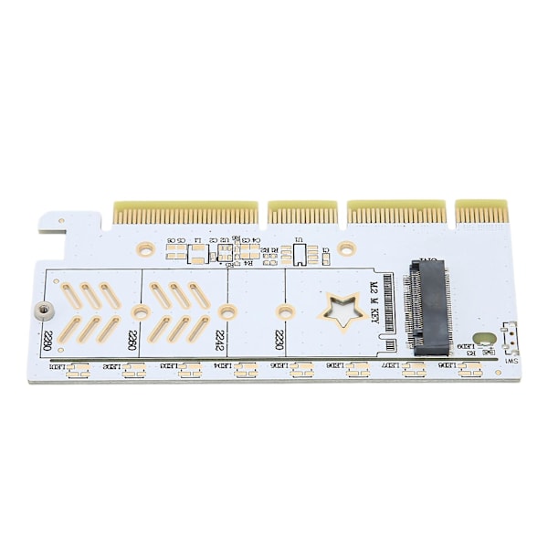 PCIe til NVMe Adapterkort 64Gbps PCIe 4.0 Plug and Play Stabil Sikker NVMe SSD til PCIe Kort til 2230 2242 2260 2280 PCIE NVME