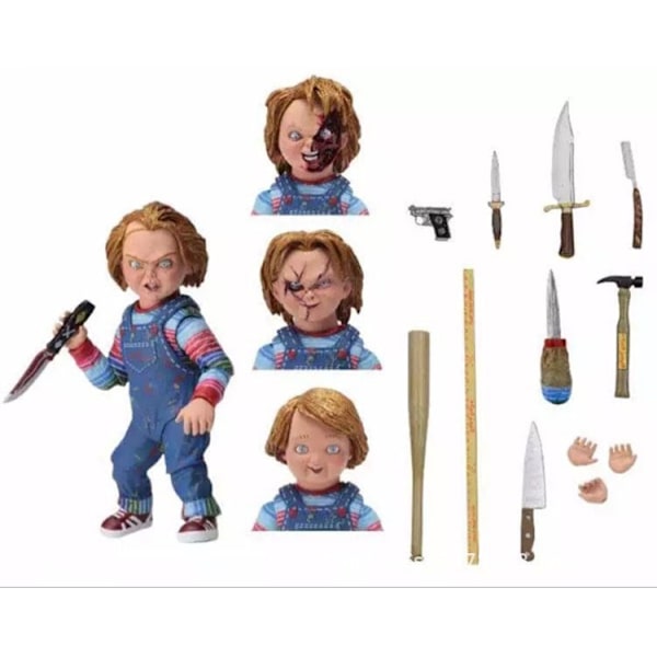 NECA Chucky Cult Deluxe Chucky Dukke Figur