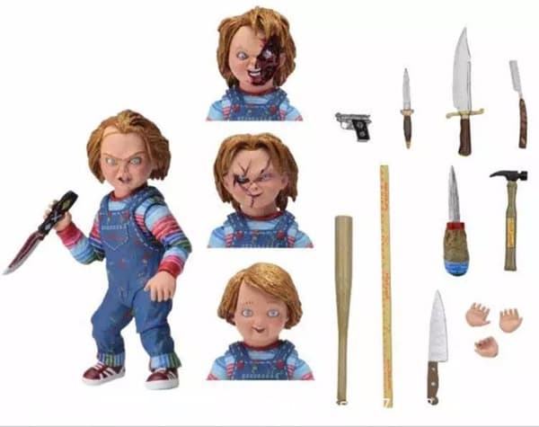 NECA Chucky Cult Deluxe Chucky -nukkehahmo