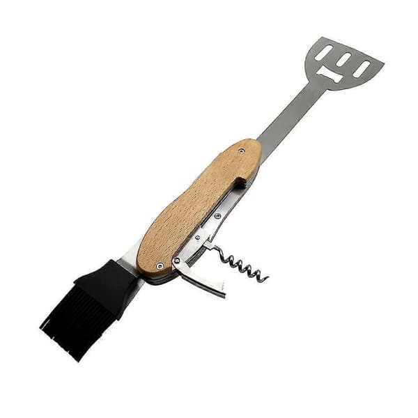 5 I 1 Sammenleggbart Grillverktøy Bærbart Multifunksjonelt Utendørs Camping Grillverktøy Brukt Som