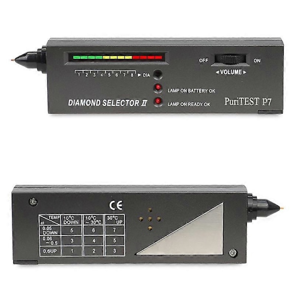Diamantpen / diamant testpen / diamant termisk ledningsevnemåler / diamantdiskriminator hårdhedstester, 3 stk.