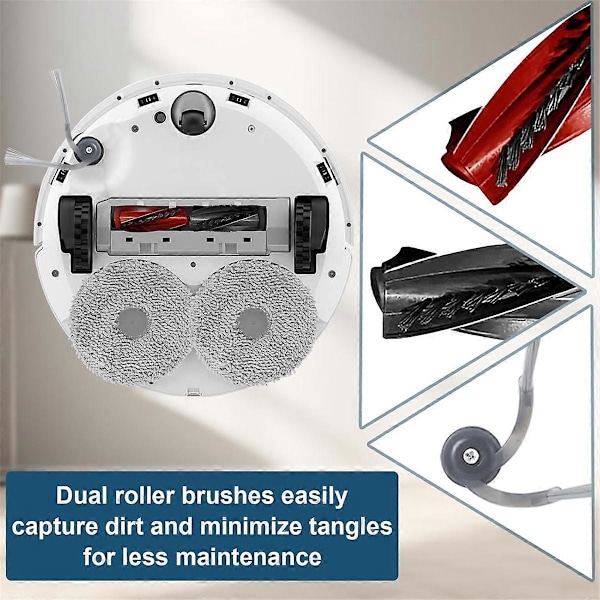 Til Roborock Qrevo Edge Robot Støvsuger Hoved Side Tilbehør