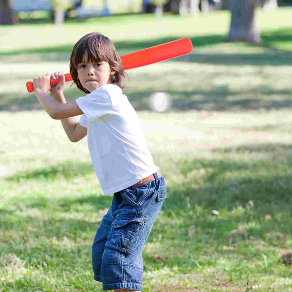 Baseball Bat Kidsplasticpractice Set Kittraining Bats Børn Toddler Outdoorandperformancepitching Props T Letvægts Tee