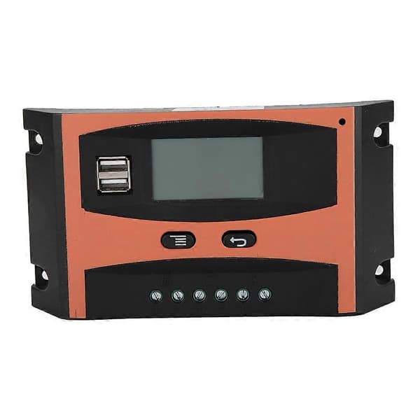 12V/24V MPPT Solpanel Regulator LCD-skärm Auto Batteriladdare 30A