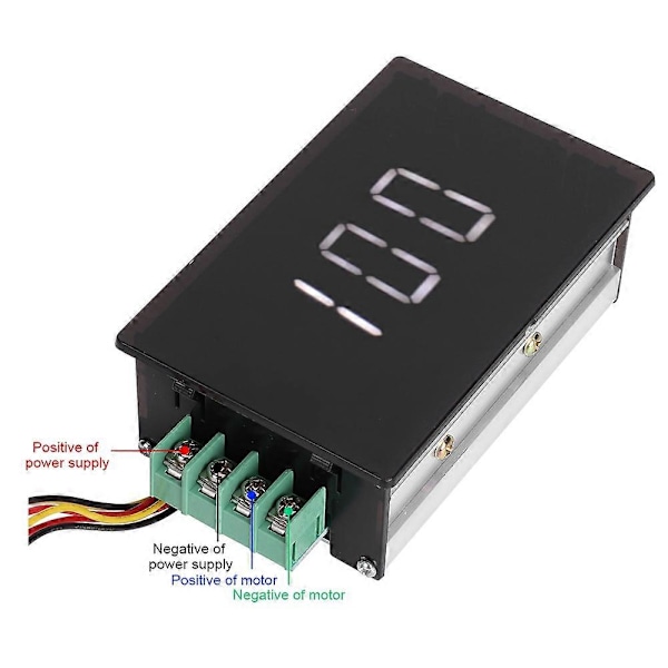 15A DC Motorvarvtalsregulator 6V 12V 24V 36V 48V Digital Display Regulator Controller YEMAA