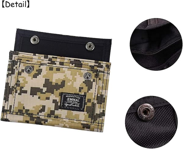 Camo-mønstret Bifold Lommebok for Menn Tenåringer Gutter Lommebøker for Barn