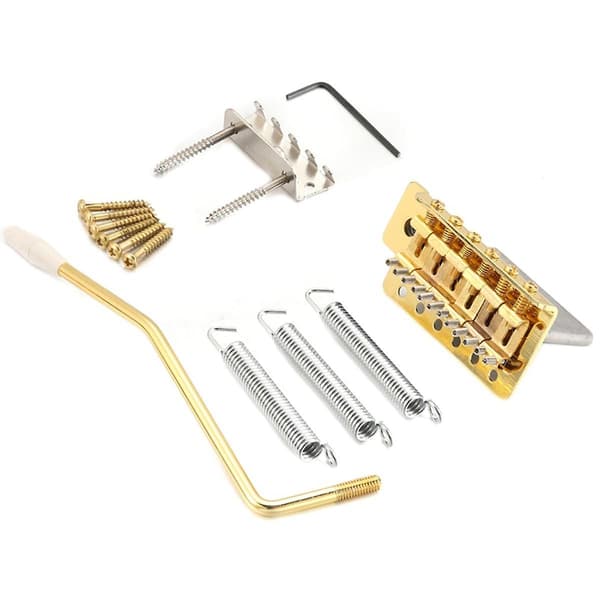 52,5 mm Vintage Elektrisk Gitarr Enkelt Rocker Bro Tremolo System Tailpiece Bro St, Silver