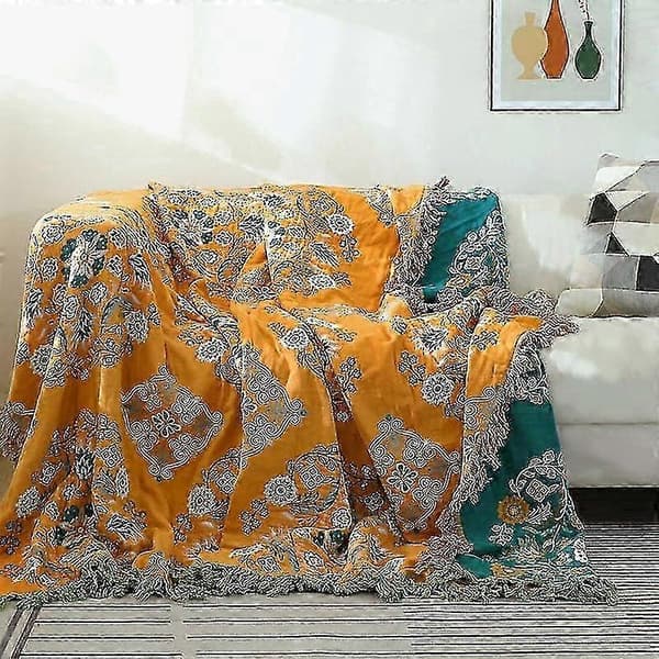 Bohemia Boho Bomullspledd For Sofa Sofatrekk Helårs Dekorativt Støvhåndkle Sengeteppe Kontor Bil Seng 2025