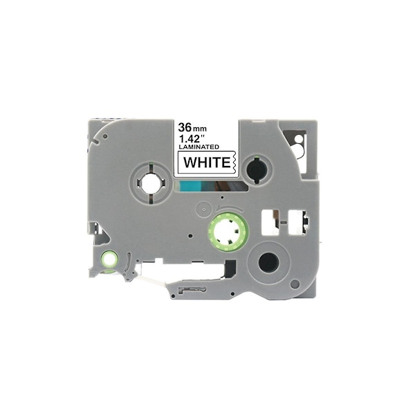 1 stk. 36mm Tzc Etiketbånd Etiketudskrivningspapir til Brother Printer Pt-e100 Pt-e100b Pt-e200 Pt-d20
