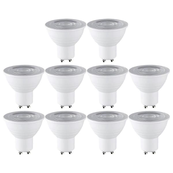 10 stk. Loftspotlight Sæt 7W GU10 Base Energibesparende Downlight LED Lys Indendørs Belysning 4000K Neutralt Lys