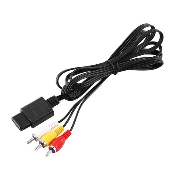 Audio TV Video Kabel A/V Komposit RCA Kabel för N64 Nintendo GameCube