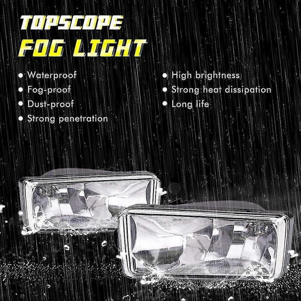 Klare Linser Kjørelys Tåkelys Lamper For Chevy Silverado Suburban