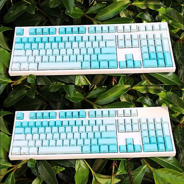 87/104/108 Tangenter Pbt Sidotryckta Oem-profil Standard Bakgrundsbelysta Tangentmössor